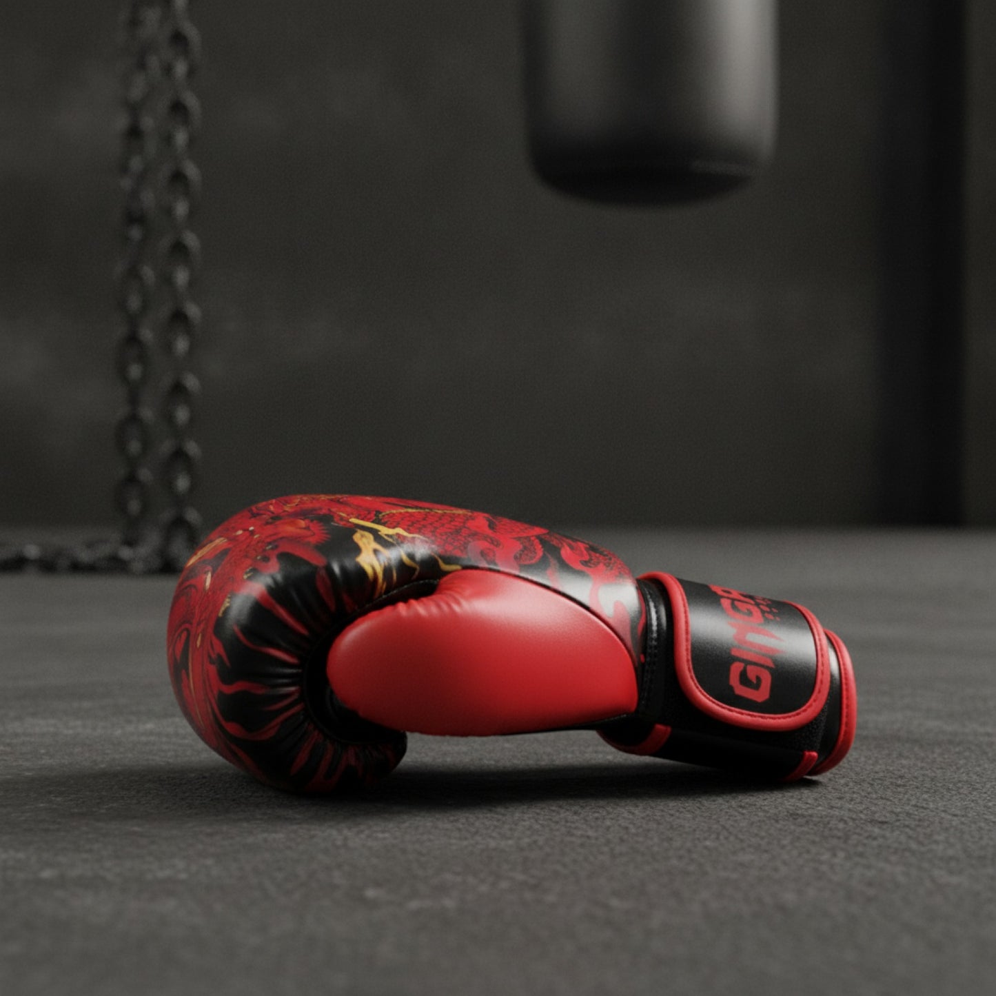 Gants de Boxe Dragon Rouge