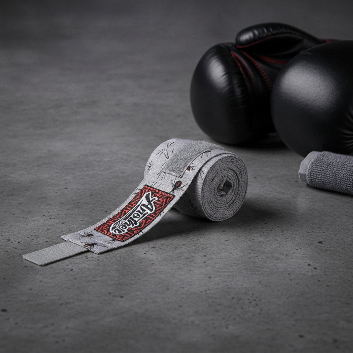 Bandages de Boxe en Coton - 3m/5m - Motif Araignée Personnalisé pour Entraînement MMA, Sanda, Kickboxing
