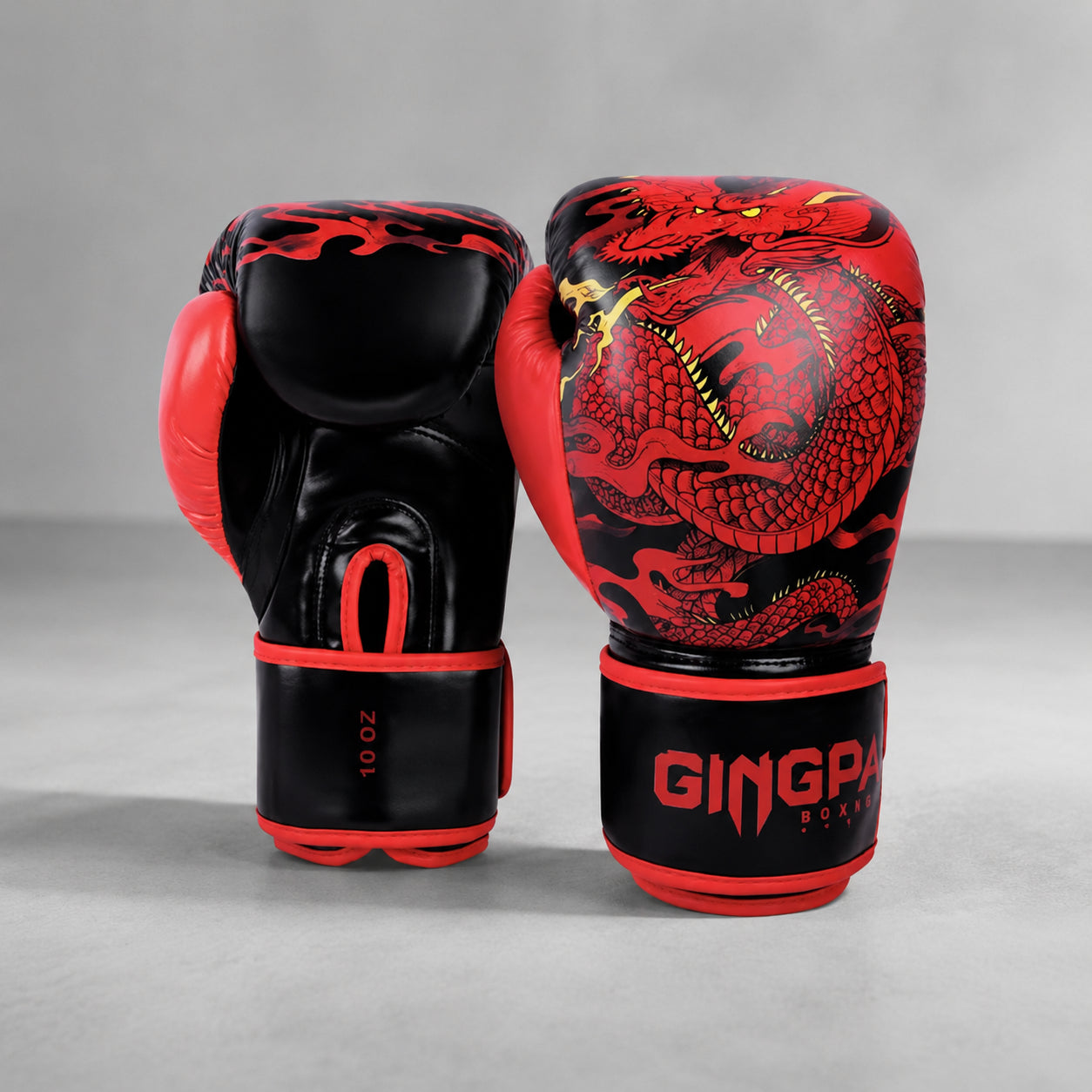 Gants de Boxe Dragon Rouge